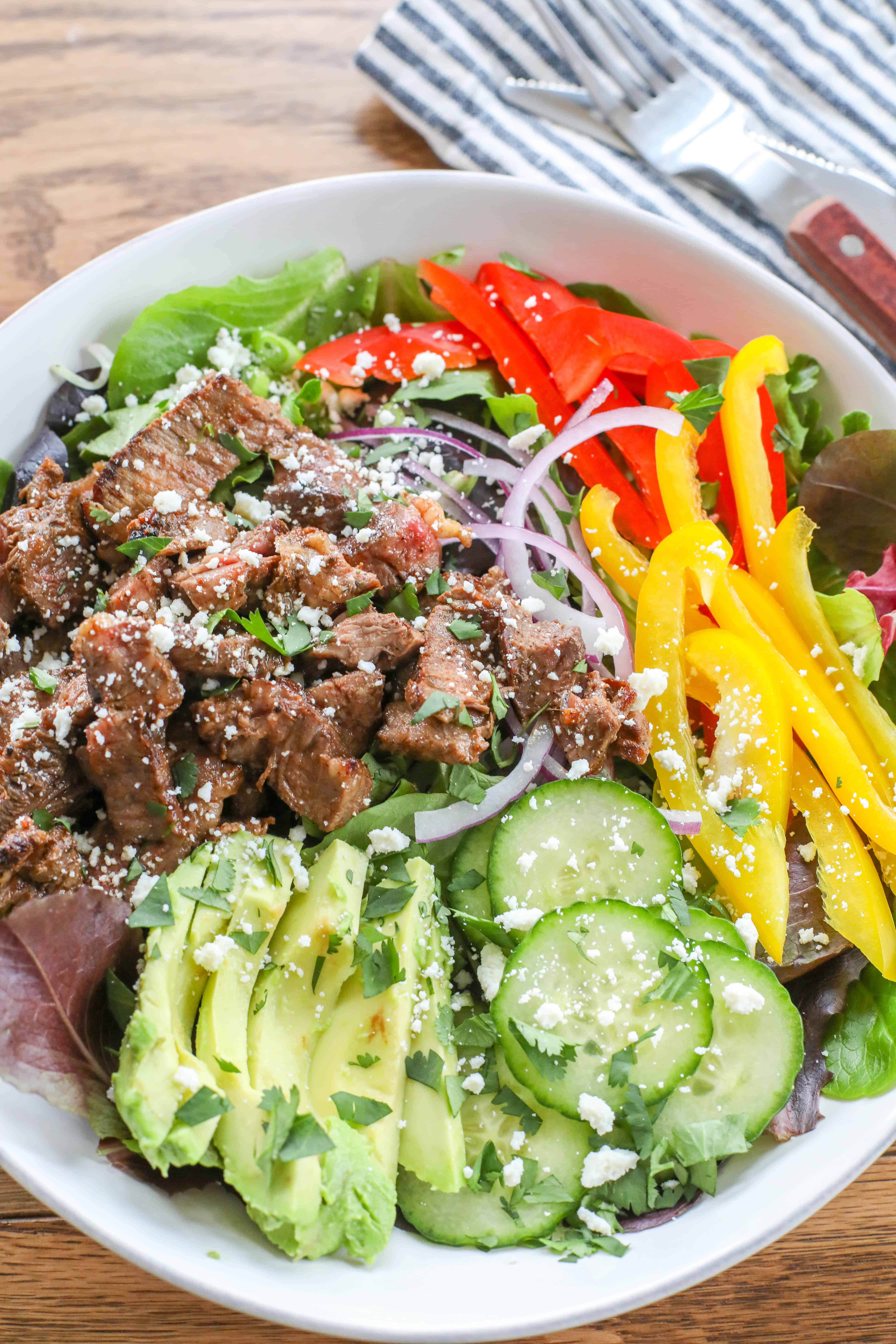 Customize Your Southwestern Steak Salad: Healthy & Delicious Options